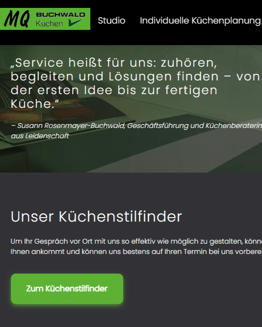 MQ Buchwald Küchen | Digitale Visitenkarte